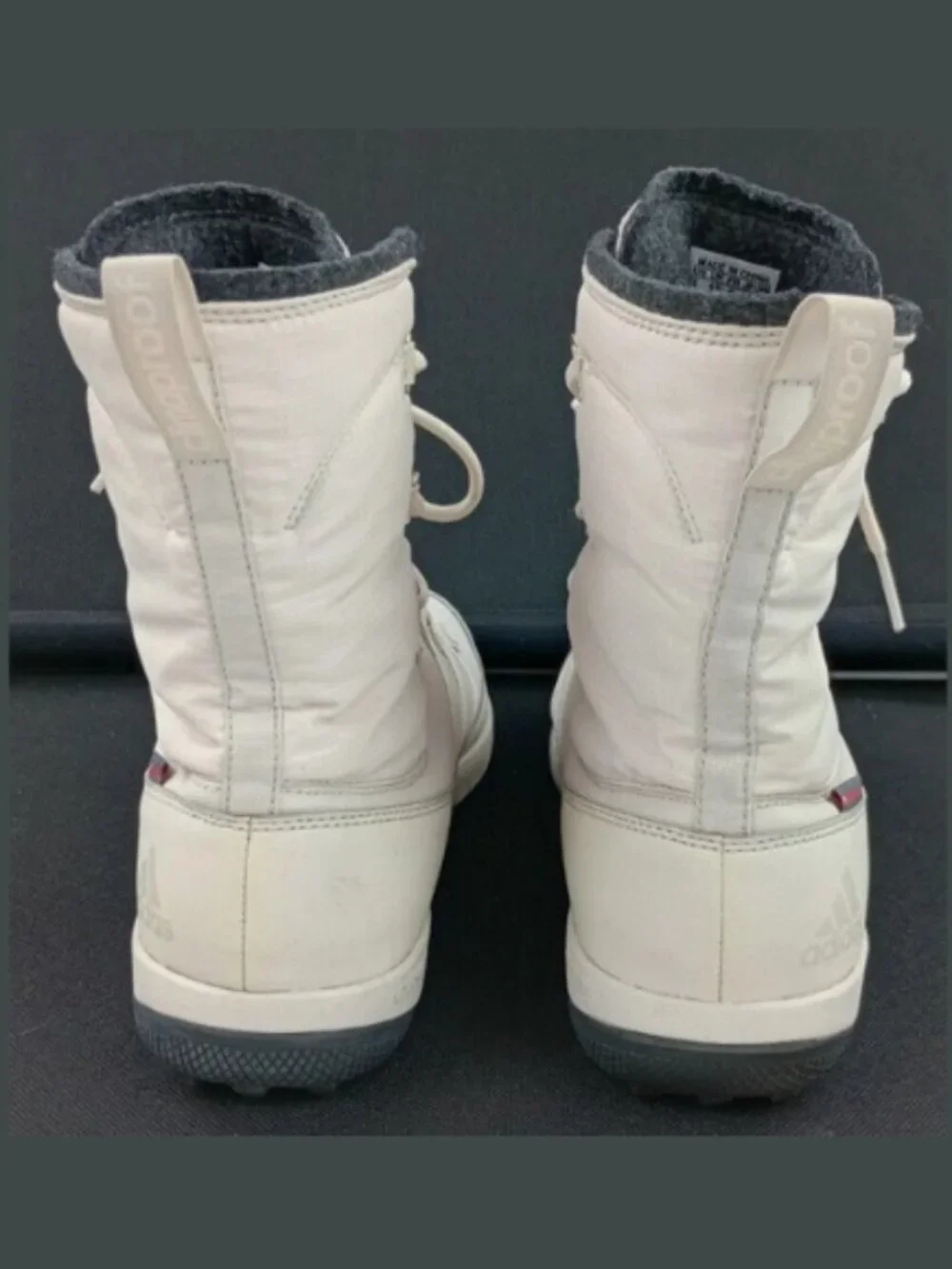 Adidas Climaheat Libria Cream Nylon Waterproof Insulated Snow‎ Boots Size 8